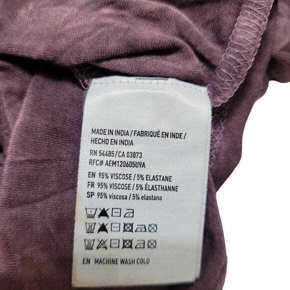 American Eagle Tie-Dye Bell Sleeve Wrap Top Purple Y2K Fairy Boho‎ Whimsygoth - Picture 8 of 9